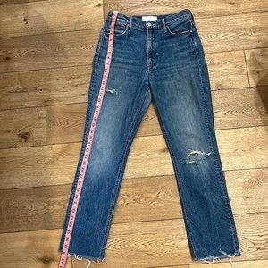 MOTHER Jeans Dazzler Fray